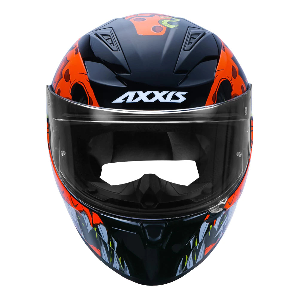 mt axxis falcon helmet black & orange AXXIS- Segment Scratch (Gloss) Motorcycle Helmet – Biker's Pad