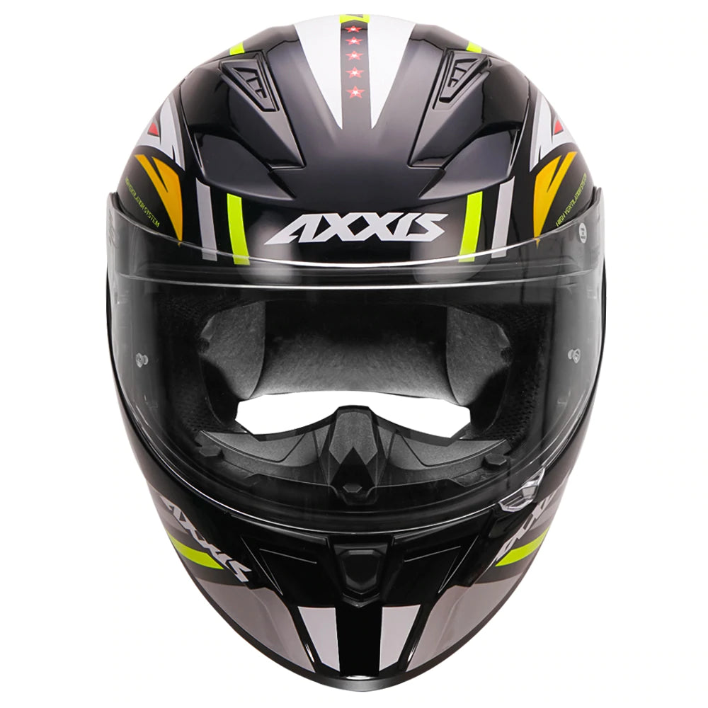 AXXIS- Segment Sharp (Gloss) Motorcycle Helmet – Biker's Pad